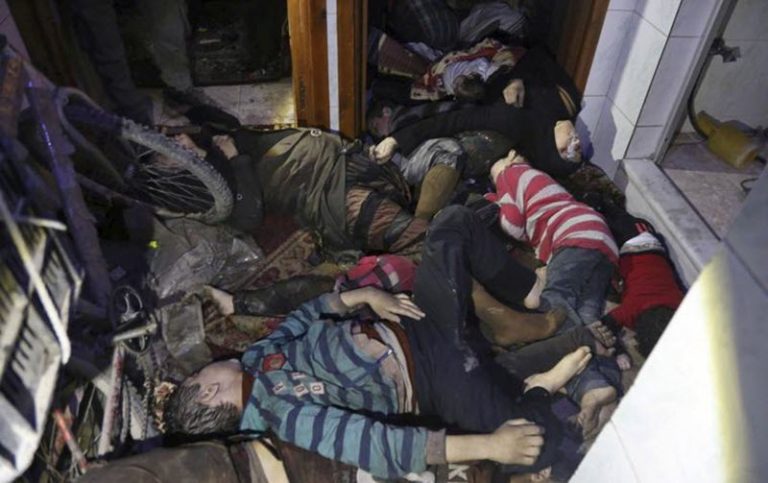 Maryam Rajavi condena bombardeo químico en SiriaMaryam Rajavi condena bombardeo químico en Siria