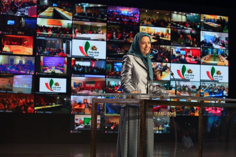 Comunidades iraníes y simpatizantes de la OMPI (PMOI/MEK) celebran videoconferencia conjunta en 42 ciudades de Europa, Norteamérica y Australia