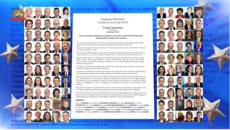 100 eurodiputados urgen a jefe de la diplomacia europea presionar para detener la represión contra las protestas en Irán